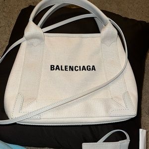 Balenciaga cream color shoulder bag